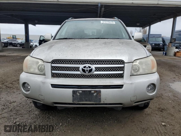 2007 Toyota Highlander Hybrid with VIN JTEGW21A670020064, listed as a Copart auction lot 51275515 with 283,308 mi miles and Clean Title. Bid and sale history available at carsss.com. Image 5.
