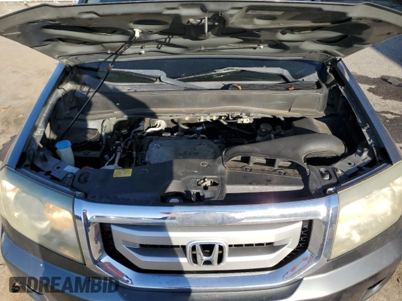 2011 Honda Pilot EX-L with VIN 5FNYF3H73BB031395, listed as a Copart auction lot 48391595 with 253,677 mi miles and Clean Title. Bid and sale history available at DreamBid. Image 12.