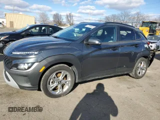 2022 Hyundai Kona SEL with VIN KM8K3CAB4NU808204, listed as a Copart auction lot 47819445 with 66,616 mi miles and Salvage Title. Bid and sale history available at carsss.com. Image 1.