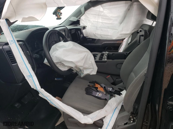 2018 Chevrolet Silverado 1500 Custom with VIN 3GCUKPEC1JG584915, listed as a Copart auction lot 42142195 with 0 mi miles and Salvage Title. Bid and sale history available at carsss.com. Image 7.