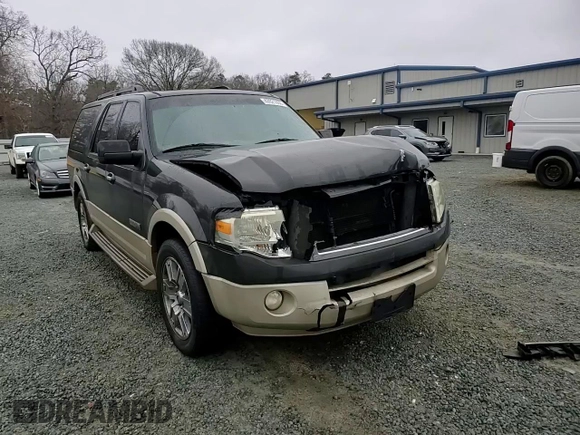 2007 Ford Expedition Max Eddie Bauer z VIN 1FMFK17537LA64565, wystawiony jako Copart lot #42621655 z przebiegiem 280 566 mil mil oraz Szkoda całkowita • Salvage title. Historia ofert i sprzedaży dostępna na DreamBid. Obrazek 12.