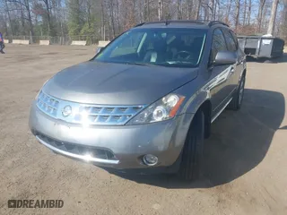 2007 Nissan Murano S with VIN JN8AZ08W37W662640, listed as a IAAI auction lot 41750108 with 1 mi miles. Bid and sale history available at carsss.com. Image 2.