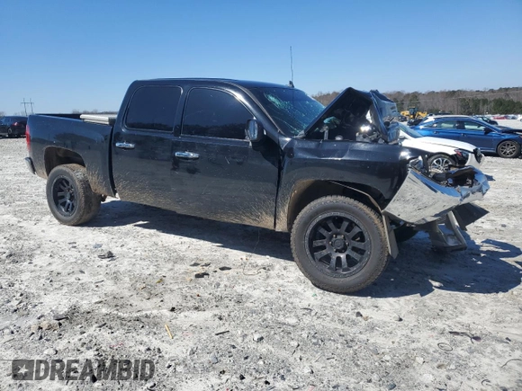 2013 Chevrolet Silverado 1500 LT with VIN 3GCPKSE76DG380523, listed as a Copart auction lot 46894615 with 0 mi miles and Salvage Title. Bid and sale history available at carsss.com. Image 4.