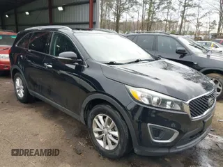 2016 Kia Sorento LX with VIN 5XYPG4A38GG021693, listed as a IAAI auction lot 41745907 with 120,523 mi miles. Bid and sale history available at carsss.com. Image 1.