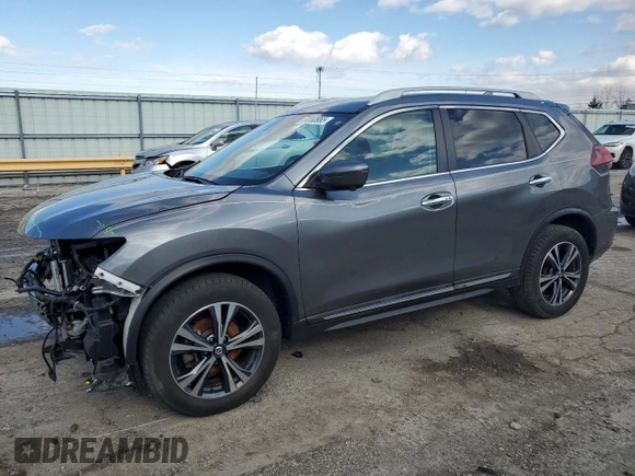 2018 Nissan Rogue SV with VIN 5N1AT2MV3JC784330, listed as a Copart auction lot 50060955 with 84,704 mi miles and Salvage Title. Bid and sale history available at DreamBid. Image 1.