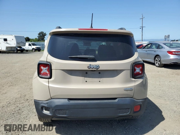 2015 Jeep Renegade Latitude with VIN ZACCJABT3FPB97255, listed as a Copart auction lot 51946045 with 49,645 mi miles and Salvage Title. Bid and sale history available at carsss.com. Image 6.
