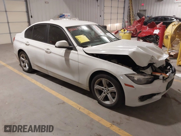 2014 BMW 3 Series 320i with VIN WBA3B1G57ENS79355, listed as a IAAI auction lot 41620998 with 97,362 mi miles. Bid and sale history available at carsss.com. Image 1.