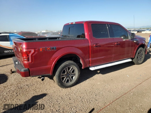 2015 Ford F-150 XLT with VIN 1FTEW1EF2FFA17086, listed as a Copart auction lot 62888355 with 175,134 mi miles and Salvage title. Bid and sale history available at DreamBid. Image 3.
