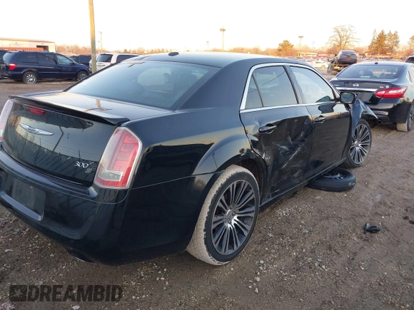 2013 Chrysler 300 with VIN 2C3CCABT8DH644370, listed as a IAAI auction lot 38322039 with 120,874 mi miles. Bid and sale history available at carsss.com. Image 4.