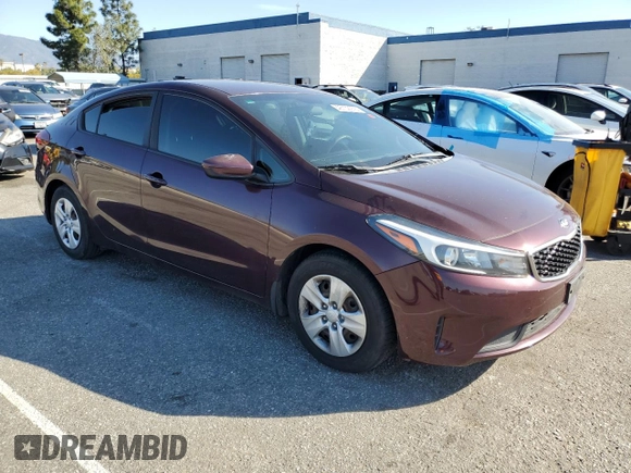 2017 Kia Forte LX with VIN 3KPFK4A71HE116379, listed as a Copart auction lot 46102975 with 0 mi miles and Salvage Title. Bid and sale history available at carsss.com. Image 4.