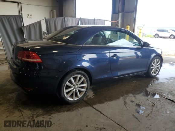 2012 Volkswagen Eos Komfort with VIN WVWBW7AH4CV005536, listed as a Copart auction lot 58958815 with 102,203 mi miles and Salvage title. Bid and sale history available at DreamBid. Image 3.