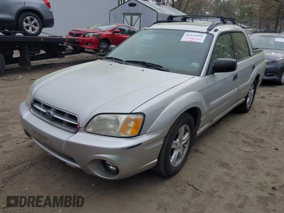 2003 Subaru Baja Sport with VIN 4S4BT62C037113643, listed as a IAAI auction lot 41951804 with 167,396 mi miles. Bid and sale history available at carsss.com. Image 2.