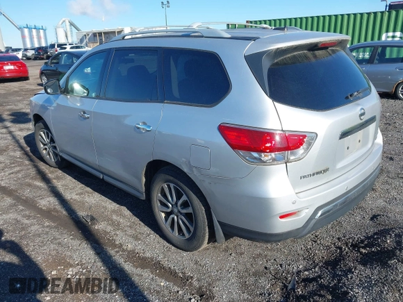 2013 Nissan Pathfinder Platinum with VIN 5N1AR2MM5DC676687, listed as a IAAI auction lot 42178495 with 71,937 mi miles and . Bid and sale history available at DreamBid. Image 3.