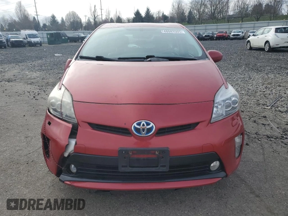2014 Toyota Prius Four with VIN JTDKN3DU6E0356999, listed as a Copart auction lot 48083305 with 284,666 mi miles and Salvage Title. Bid and sale history available at carsss.com. Image 5.