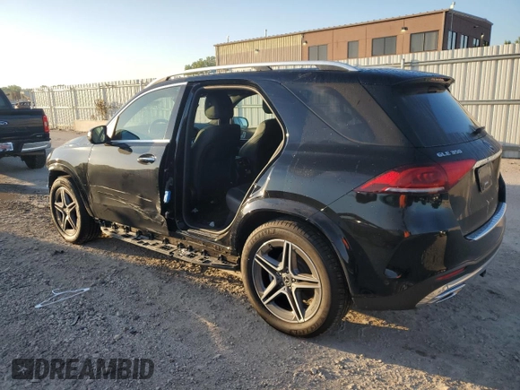 2022 Mercedes-Benz GLE 350 with VIN 4JGFB4KB0NA709549, listed as a Copart auction lot 57390995 with 24,344 mi miles and Salvage title. Bid and sale history available at DreamBid. Image 2.