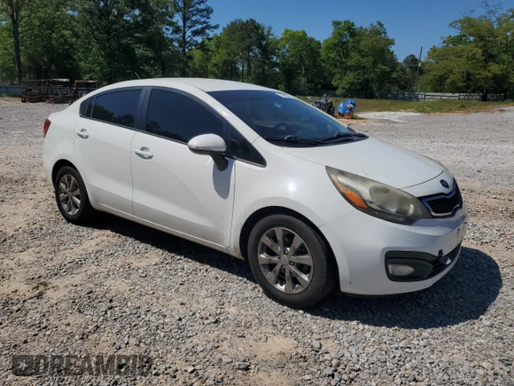 2013 Kia Rio EX with VIN KNADN4A36D6315890, listed as a Copart auction lot 52958745 with 98,568 mi miles and Salvage title. Bid and sale history available at DreamBid. Image 4.