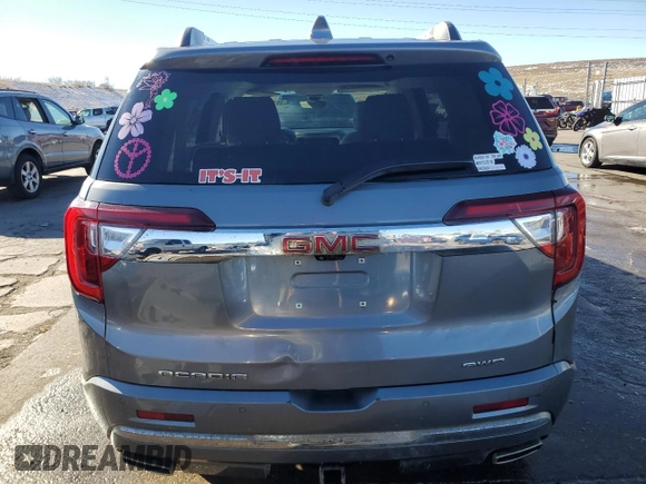 2021 GMC Acadia Denali z VIN 1GKKNXLSXMZ134911, wystawiony jako Copart lot #88755975 z przebiegiem 42 927 mil mil oraz Szkoda całkowita • Salvage title. Historia ofert i sprzedaży dostępna na DreamBid. Obrazek 6.