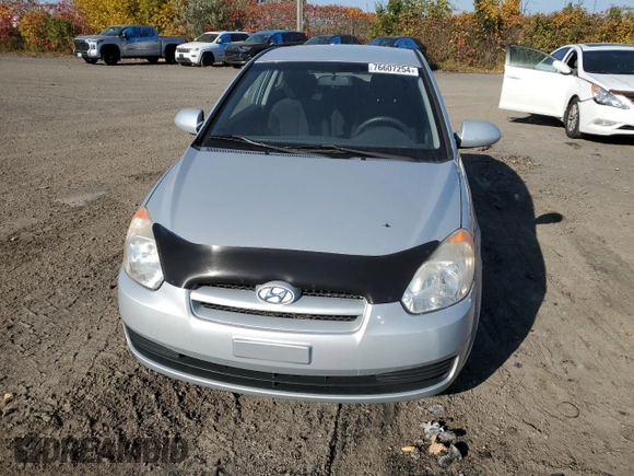2009 Hyundai Accent Man L with VIN KMHCN35C69U143104, listed as a Copart auction lot 76607254 with 145,844 mi miles and Salvage Title. Bid and sale history available at carsss.com. Image 5.
