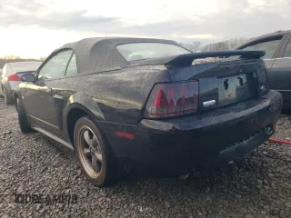 2003 Ford Mustang GT Deluxe with VIN 1FAFP45X93F421743, listed as a Copart auction lot 88043455 with 142,152 mi miles and Salvage Title. Bid and sale history available at carsss.com. Image 2.