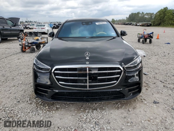 2023 Mercedes-Benz S-Class S 580 with VIN W1K6G7GB6PA210974, listed as a Copart auction lot 70876674 with 5,756 mi miles and Salvage Title. Bid and sale history available at carsss.com. Image 5.