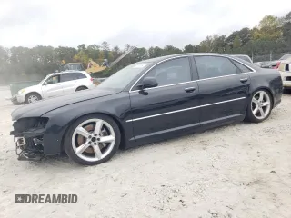 2009 Audi A8 L 4.2L with VIN WAUMV94E59N008542, listed as a Copart auction lot 79510954 with 172,396 mi miles and Salvage Title. Bid and sale history available at carsss.com. Image 1.