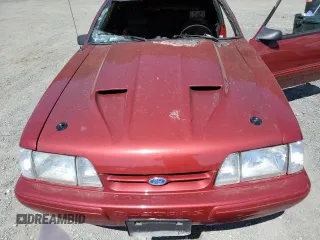 1990 Ford Mustang with VIN 1FACP40E5LF223413, listed as a Copart auction lot 62114315 with Not provided miles and Salvage title. Bid and sale history available at DreamBid. Image 11.