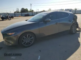 2019 Mazda 3 Preferred z VIN JM1BPAMM6K1129896, wystawiony jako Copart lot #55525775 z przebiegiem 18 682 mil mil oraz Szkoda całkowita • Salvage title. Historia ofert i sprzedaży dostępna na DreamBid. Obrazek 1.