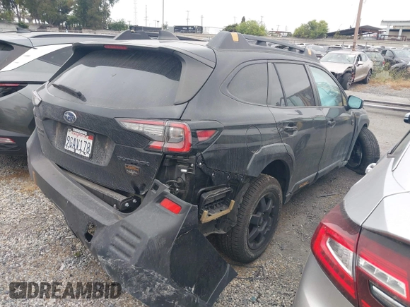 2023 Subaru Outback Wilderness with VIN 4S4BTGUD5P3208191, listed as a IAAI auction lot 42234994 with 28,741 mi miles and . Bid and sale history available at DreamBid. Image 4.