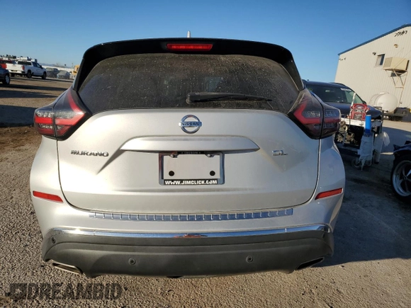 2022 Nissan Murano SL with VIN 5N1AZ2CJ6NC117416, listed as a Copart auction lot 86706434 with 21,859 mi miles and Salvage Title. Bid and sale history available at carsss.com. Image 6.