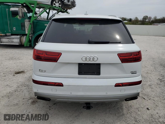 2018 Audi Q7 Premium Plus with VIN WA1LAAF73JD049086, listed as a Copart auction lot 53624345 with 91,958 mi miles and Clean Title. Bid and sale history available at carsss.com. Image 6.