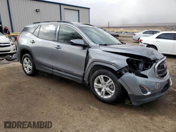 2020 GMC Terrain SLE with VIN 3GKALMEV1LL143459, listed as a Copart auction lot 89351935 with 85,574 mi miles and Salvage Title. Bid and sale history available at carsss.com. Image 4.