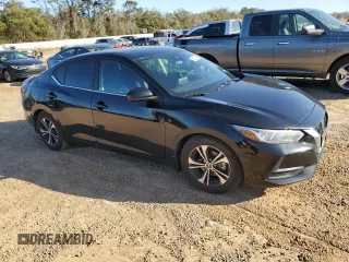 2020 Nissan Sentra SV with VIN 3N1AB8CV1LY217221, listed as a Copart auction lot 48019455 with 60,228 mi miles and Salvage Title. Bid and sale history available at carsss.com. Image 4.