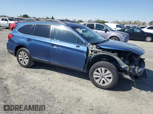 2019 Subaru Outback Premium with VIN 4S4BSAFC2K3315728, listed as a Copart auction lot 50552615 with 104,238 mi miles and Salvage Title. Bid and sale history available at carsss.com. Image 4.