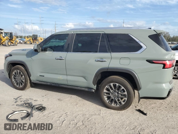 2024 Toyota Sequoia SR5 with VIN 7SVAAABA1RX041910, listed as a Copart auction lot 76440414 with 3,567 mi miles and Salvage Title. Bid and sale history available at carsss.com. Image 2.