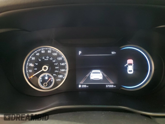 2023 Genesis G70 2.0T with VIN KMTG34TA1PU126969, listed as a Copart auction lot 65612834 with 37,359 mi miles and Salvage Title. Bid and sale history available at DreamBid. Image 9.