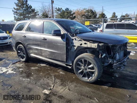 2017 Dodge Durango GT with VIN 1C4RDJDG8HC817087, listed as a Copart auction lot 42809705 with 166,860 mi miles and Salvage Title. Bid and sale history available at carsss.com. Image 4.