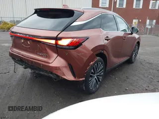 2023 Lexus RX 350h with VIN 2T2BBMCAXPC018936, listed as a IAAI auction lot 41027968 with 20,669 mi miles and . Bid and sale history available at DreamBid. Image 4.