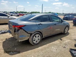 2023 Nissan Versa S with VIN 3N1CN8DV5PL852699, listed as a Copart auction lot 58822625 with 13,384 mi miles and Salvage title. Bid and sale history available at DreamBid. Image 3.