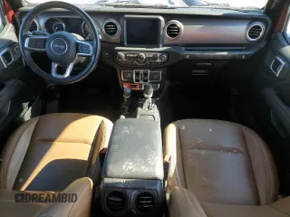 2021 Jeep Wrangler Unlimited Rubicon with VIN 1C4JJXFM1MW684094, listed as a Copart auction lot 88684435 with 35,686 mi miles and Salvage Title. Bid and sale history available at carsss.com. Image 8.