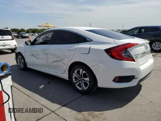 2018 Honda Civic LX with VIN 2HGFC2F52JH573884, listed as a Copart auction lot 67875124 with 79,240 mi miles and Clean Title. Bid and sale history available at carsss.com. Image 2.