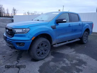 2022 Ford Ranger XL with VIN 1FTER4FH2NLD29319, listed as a Copart auction lot 87080454 with 23,868 mi miles and Salvage Title. Bid and sale history available at carsss.com. Image 1.