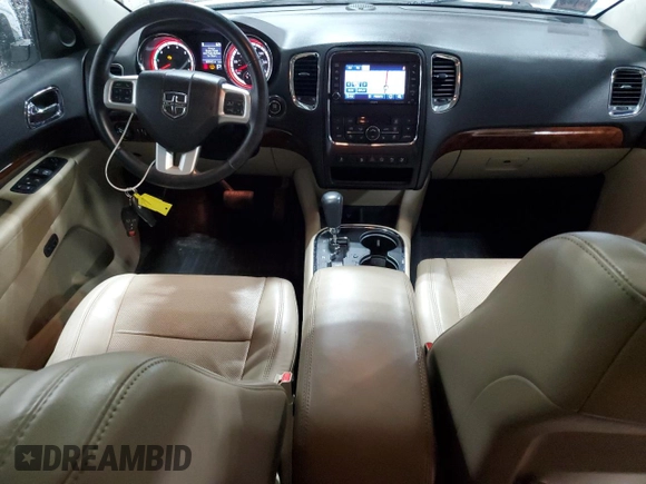 2013 Dodge Durango Citadel with VIN 1C4RDJEG2DC518008, listed as a Copart auction lot 61790705 with 165,042 mi miles and Salvage title. Bid and sale history available at DreamBid. Image 8.