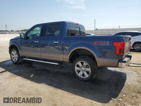 2020 Ford F-150 XL with VIN 1FTEW1E52LFC63073, listed as a Copart auction lot 57453495 with 22,718 mi miles and Salvage title. Bid and sale history available at DreamBid. Image 2.