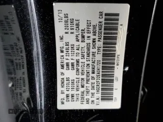 2014 Honda Accord LX z VIN 1HGCR2F32EA041720, wystawiony jako Copart lot #57214795 z przebiegiem 384 832 mil mil oraz Szkoda całkowita • Salvage title. Historia ofert i sprzedaży dostępna na DreamBid. Obrazek 12.