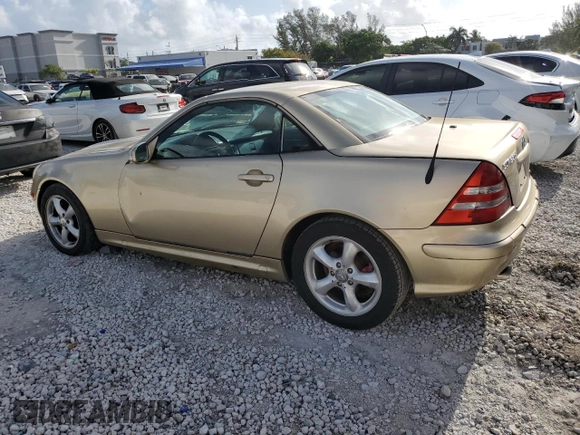 2001 Mercedes-Benz SLK 230/320 with VIN WDBKK65F61F210893, listed as a Copart auction lot 51276665 with Not provided miles and Salvage title. Bid and sale history available at DreamBid. Image 2.