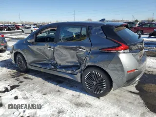 2025 Nissan LEAF SV Plus with VIN 1N4CZ1CV7SC565286, listed as a Copart auction lot 42602975 with 207 mi miles and Salvage Title. Bid and sale history available at carsss.com. Image 2.