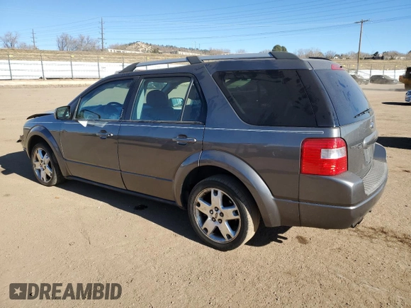 2005 Ford Freestyle Limited with VIN 1FMDK06165GA80393, listed as a Copart auction lot 83231824 with 163,667 mi miles and Salvage Title. Bid and sale history available at carsss.com. Image 2.