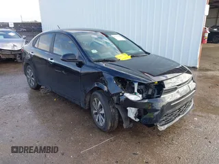 2022 Kia Rio S with VIN 3KPA24AD8NE493898, listed as a IAAI auction lot 41442410 with 23,965 mi miles. Bid and sale history available at carsss.com. Image 1.