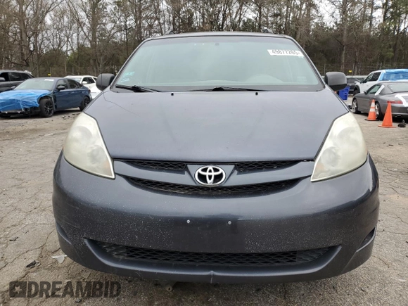 2006 Toyota Sienna LE with VIN 5TDBA23C26S073738, listed as a Copart auction lot 49877265 with 179,148 mi miles and Clean Title. Bid and sale history available at carsss.com. Image 5.
