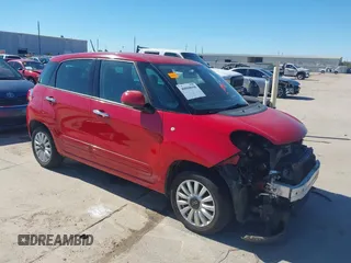 2014 FIAT 500L Easy with VIN ZFBCFABH7EZ027657, listed as a IAAI auction lot 40808990 with 107,591 mi miles and . Bid and sale history available at DreamBid. Image 1.